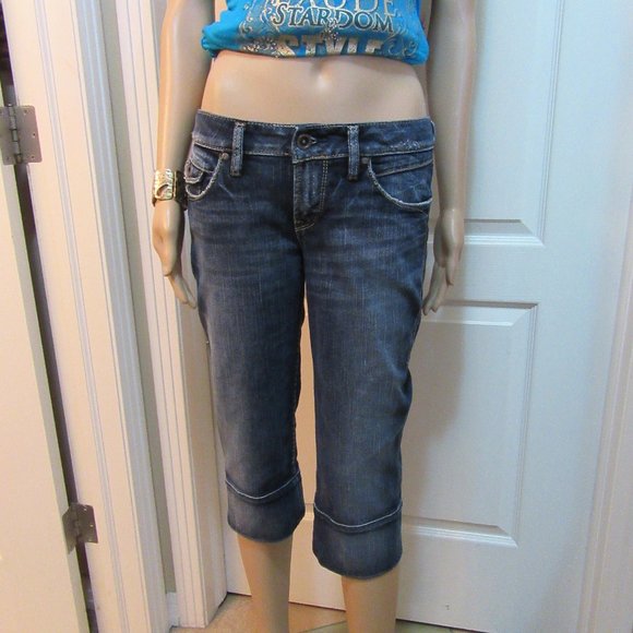 Silver Jean Capri's size 29 - Picture 3 of 12